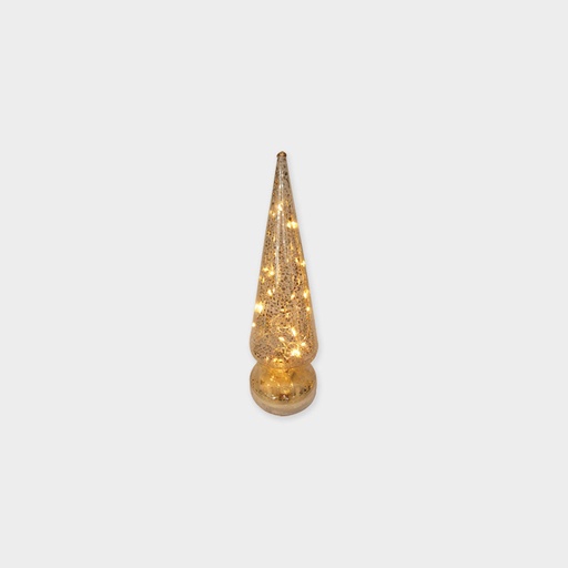 [EV040] Light-Up Glass Cone Centrepiece, 30cm