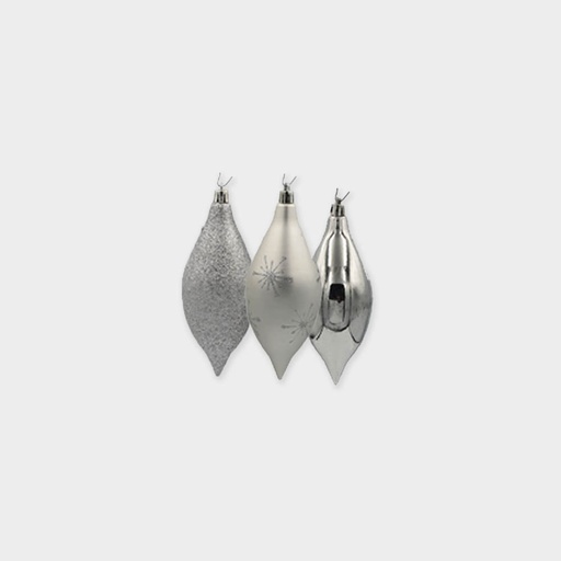 [FG169-S] 15cm Ornament, Silver