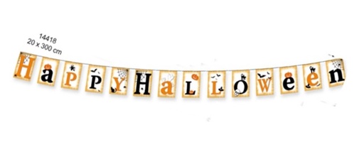 [FD14418] Happy Halloween Banner, 3m