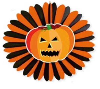 [FD42173K] Pumpkin Rosette, 60cm
