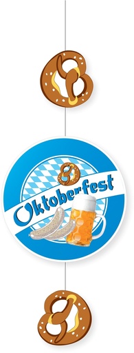 [FD78847F] 75cm x 28cm Oktoberfest hanging decor