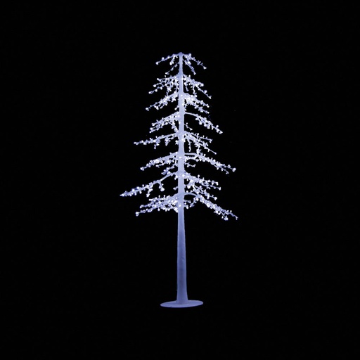 [HB012] 180cmH x 90cmD Light-up Crystal Tree, White LED