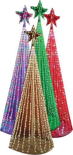 [HB025] Illuminated Cone Tree, 2.8m