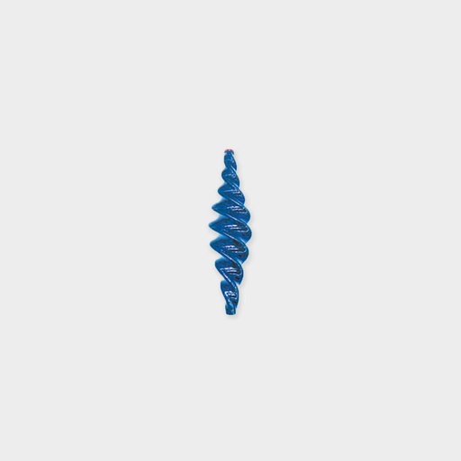 [HT008-B] 10.5cm Shiny Twist Drop - Blue