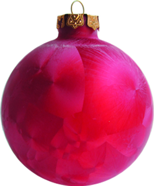 [JN021] 10cm Glass ball - Red