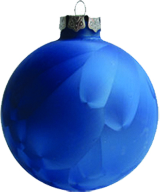 [JN023] 10cm Glass ball - Blue