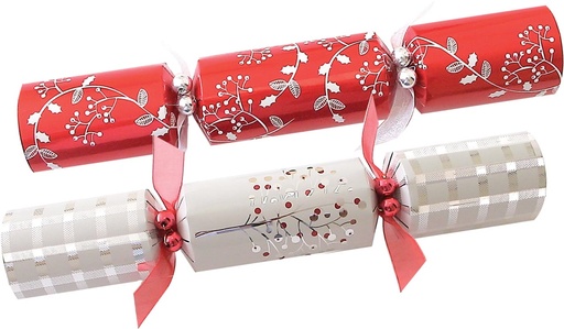[SBC188] 12" Luxury Crackers - Red/White