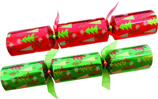 [SBC196] 12" Classical Crackers - Red/Green