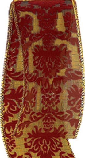 [KC5789G13] Ribbon #67, 6.5cm x 9.1m Ribbon - Burgundy