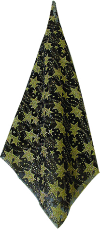 [KC603853G] Ribbon #206, 48cm x 9.1m Fabric - Gold/Black