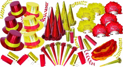 [K38610] Gold 'N' Red Dust Assortment For 50