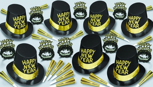 [K88258-BKGD] Manhattan Assortment for 50 - Black/Gold