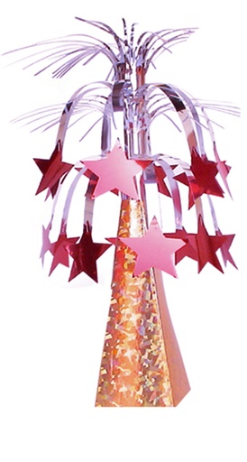[Y1187-GDR] 43cm Table Decoration - Gold/Red