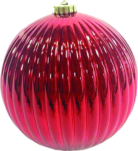 [LF111] 20cm Pumpkin Ball - Red