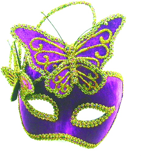 [MA958] Carnival Mask with Butterfly Design