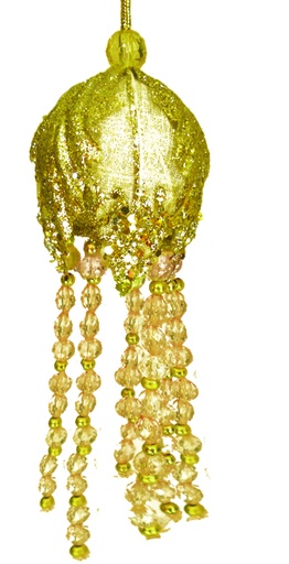[6257] 27cm Jellyfish Ornament - Gold