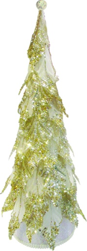 [6268] 17" Xmas Tree - Gold
