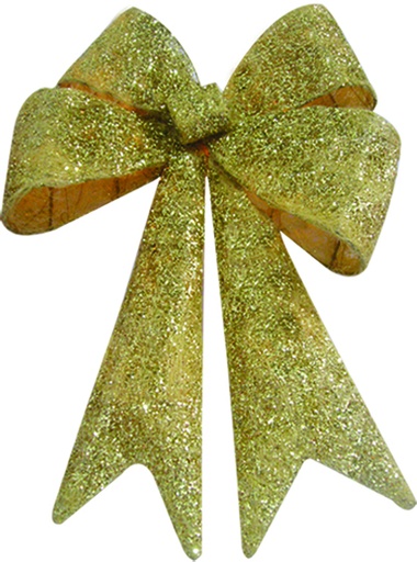 [OM002] 58cm Sisal Bow - Gold