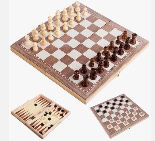 [REF151] 3-in-1 Board Game Set, 41cm