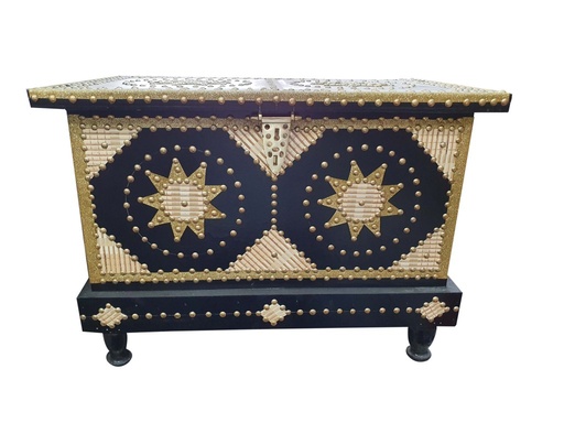 [RM164] Wooden Chest Box, 54cm