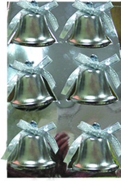 [RN084] 4.5cm Bells - Silver