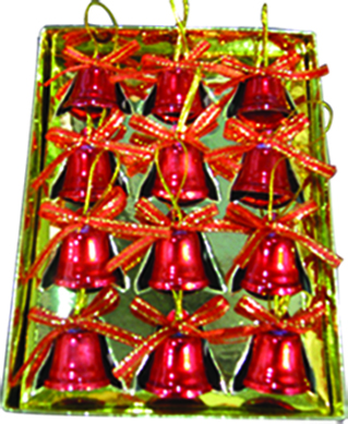 [RN095] 2.6cm Bells - Red