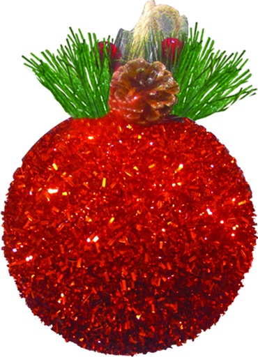 [RN343] 12cm Decorative Ball - Red