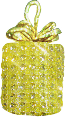 [RN355] 10cm Gift Box - Gold