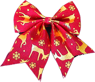 [RN371] 20cm Bow - Red