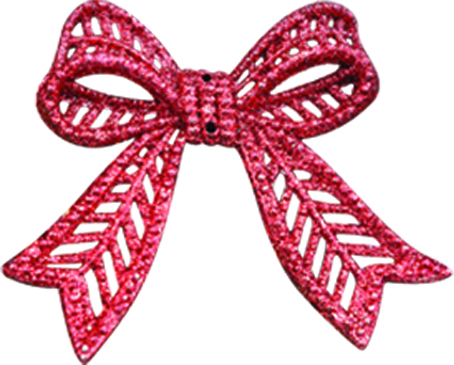 [RT155] 10cm Bow - Red