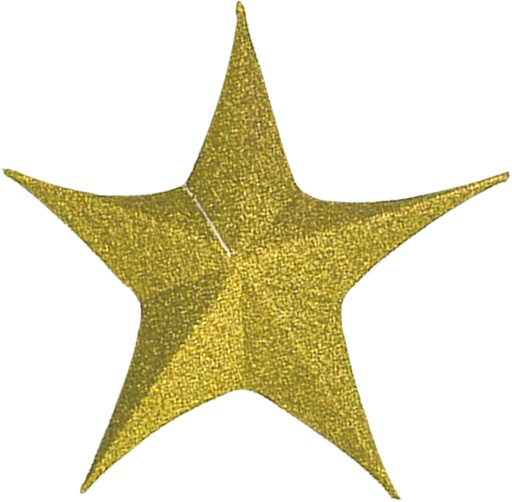 [S0002-GD] Collapsible Fabric Star, 75cm