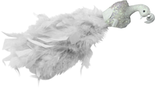 [ZZ002-W] 30cm Ornamental Bird - White
