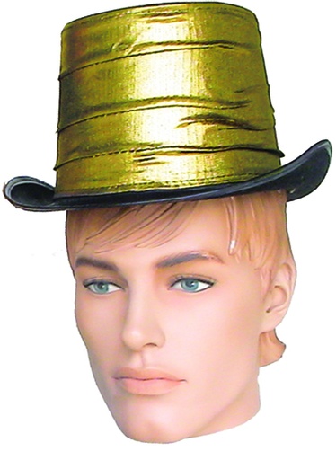 [SH904718-GD] Satin Top Hat