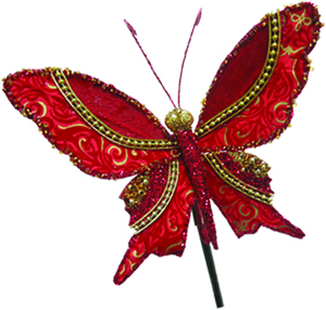 [SL042] Butterfly Ornament, 15cm
