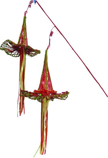 [SL095] 62cm Morning Glory Pick - Red