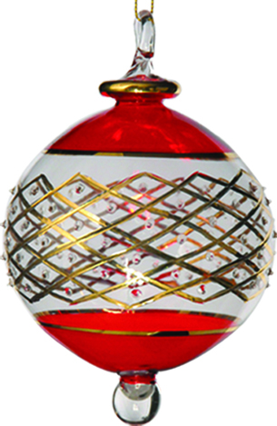 [UN020] Red Glass Ball Dia 100mm