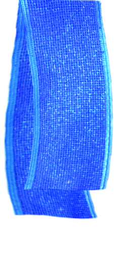 [WR003] 6cm x 9.1m Hemmed Ribbon - Blue