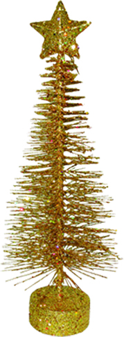 [XQ022-GD] 25cm Mini-Tree Centrepiece - Gold