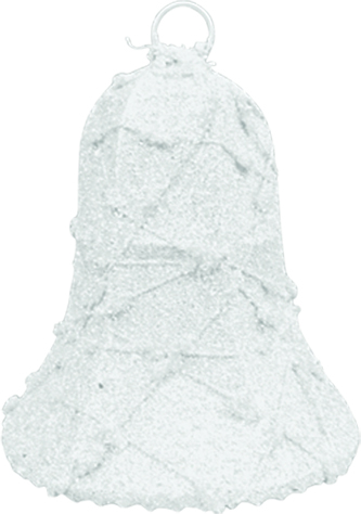 [XQ045-S] 15cm Sisal Bell - Silver