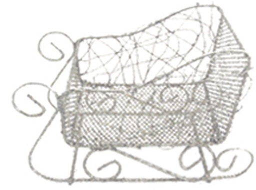 [XQ051-S] Sleigh Centrepiece, 16cm