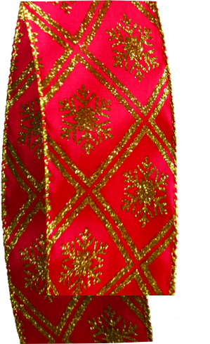 [YY009] Satin Ribbon with Glitter, 6.3cm