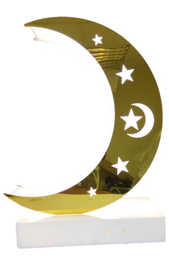[RM159] Illuminated Crescent Gold 90cm