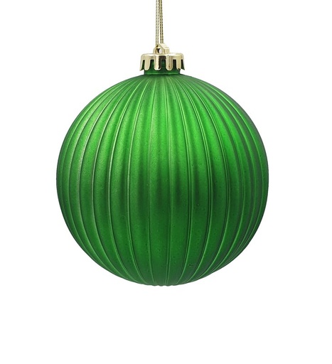 [HT020-G] 20cm  Matte Pumpkin Ball - Green