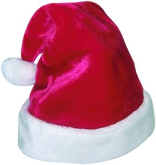 [SH1618H-L] Plush Santa Hat, 43cm