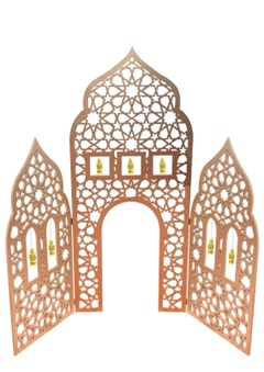 [RM185] 1.5mH x 1.7mW Mosque Mashrabiya Wooden Panel