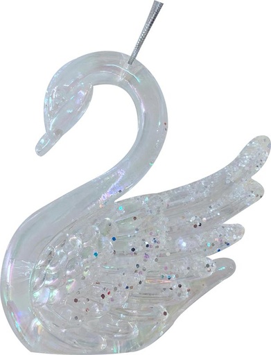 [EY202] 12cm Swan - Clear