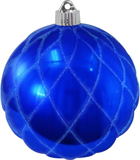 [GT024-B] 15cm Shiny Pineapple Ball - Blue