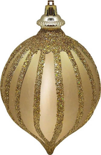 [GT048-GD] Glittered Matte Drop, 15cm