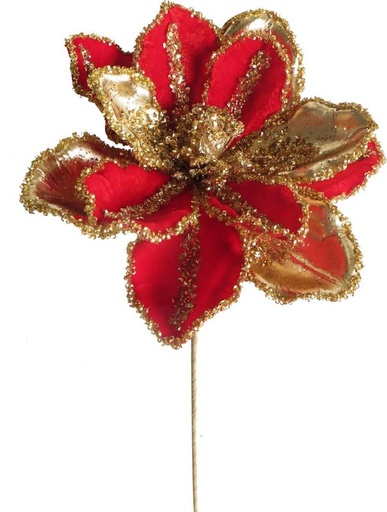[HQ012-GDR] Sequin Magnolia, 20cm