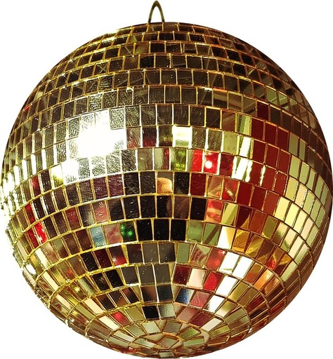 [JN104-GD] 20cm Mirror Ball -  Gold